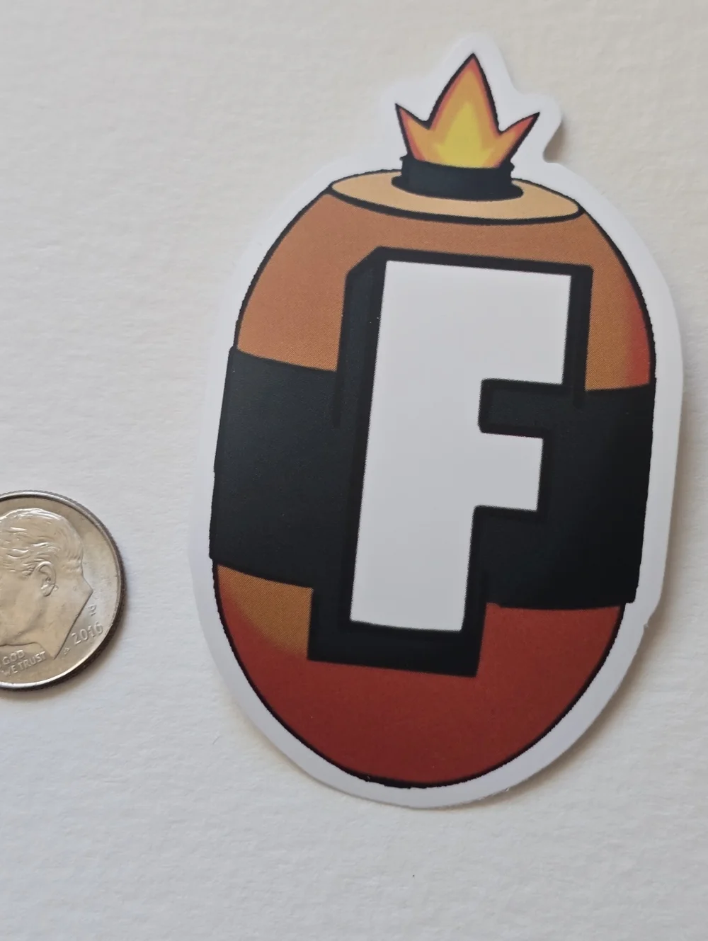 10/$10 F Bomb Sticker - Picture 2 of 2